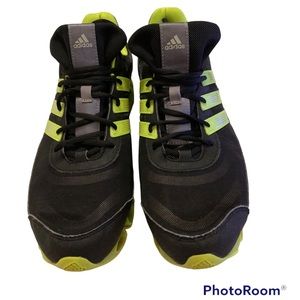 Adidas Mens Black & Green Bounce-Size 11